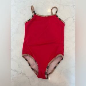 Like New Burberry 3T Swimsuit (runs small)